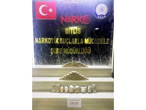 Bitlis’te 16 kilo eroin ele geçirildi