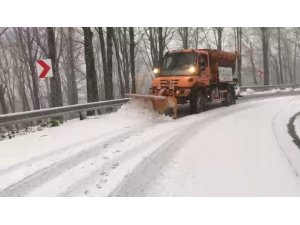 Kartepe’de yoğun kar yağışı başladı