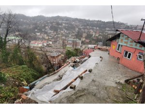 Heyelan böyle geldi, çığlık çığlığa dehşet dolu anlar yaşadılar