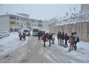 Yüksekova’da kar tatili