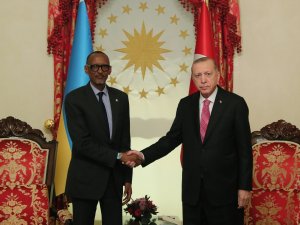 Cumhurbaşkanı Erdoğan, Ruanda Cumhurbaşkanı Paul Kagame ile görüştü