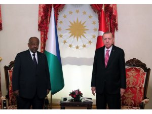 Cumhurbaşkanı Erdoğan, Cibuti Cumhurbaşkanı Guelleh ile görüştü