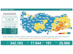 Son 24 saatte korona virüsten 191 kişi hayatını kaybetti