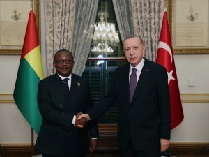 Cumhurbaşkanı Erdoğan, Gine Bissau Cumhurbaşkanı Umaro Sissocoi ile görüştü