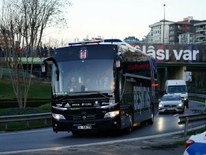 Beşiktaş stada ulaştı