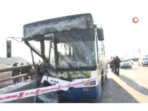 Ankara’da otobüs kazası: 25 kişi yaralandı