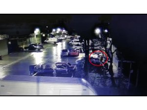 Ümraniye’de 15 bin TL’lik demir hırsızlığı kamerada