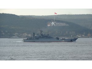 Rus savaş gemisi ’Caesar Kunikov’ Çanakkale Boğazı’ndan geçti