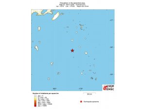 Fiji açıklarında 6.1 büyüklüğünde deprem