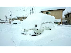 Japonya’da şiddetli kar yağışı hayatı olumsuz etkiledi