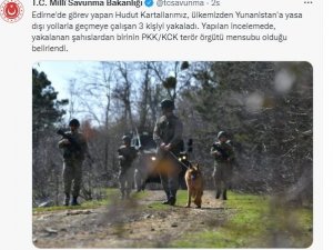 Sınırda PKK/KCK üyesi 3 kişi yakalandı