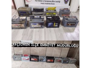 Başkentte akü çetesi çökertildi