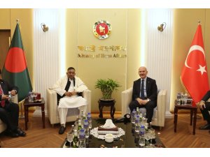 İçişleri Bakanı Soylu, Bangladeş İçişleri Bakanı Khan ile bir araya geldi