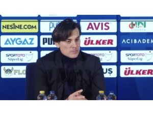 Vincenzo Montella: ”Cesaretli oynadığımız bir maçtı”