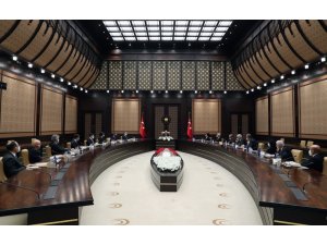Cumhurbaşkanı Erdoğan Kamu Görevlileri Etik Kurulu Başkanı Güngör ve kurul üyelerini kabul etti