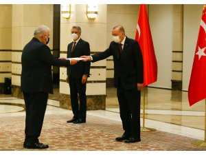 Cumhurbaşkanı Erdoğan Yunanistan Büyükelçisi Lazaris’i kabul etti