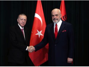 Cumhurbaşkanı Erdoğan Arnavutluk Başbakanı Edi Rama ile görüştü