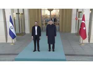 Cumhurbaşkanı Erdoğan El Salvador Cumhurbaşkanı Bukele’yi resmi törenle karşıladı