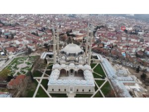 Selimiye Camii’nde restorasyon çalışmaları başladı