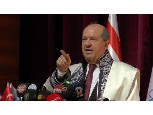 KKTC Cumhurbaşkanı Tatar: “Biz direnmeye devam edeceğiz yeter ki Türkiye arkamızda dursun”