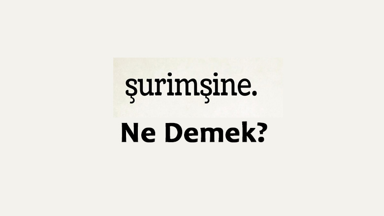 Surimşine ne demek?