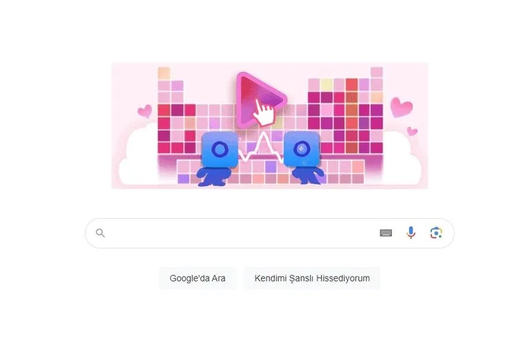 Sevgililer Günü Google Doodle oldu!