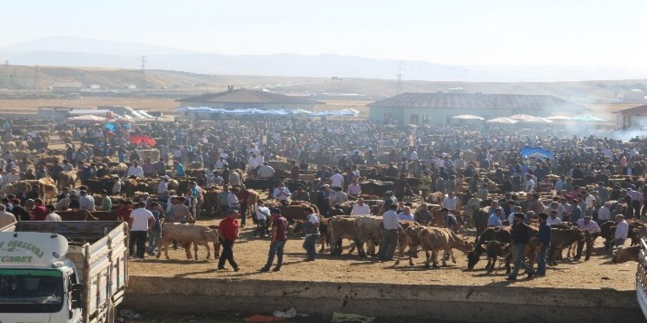 Ağrı Hayvan Pazarında Ramazan Hareketliliği