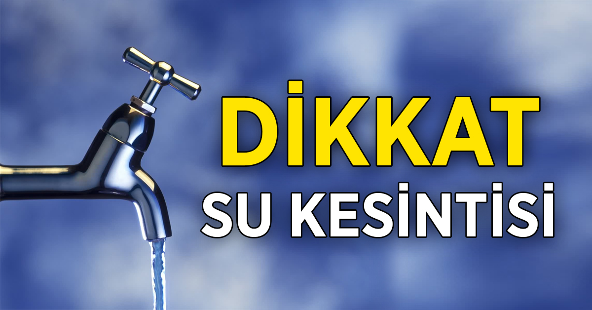 İstanbul için şok uyarı yapıldı! 18 Nisan tarihli su kesintileri yaşanacak