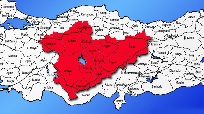 Kayseri, Kırşehir, Nevşehir, Niğde, Sivas, Yozgat, Aksaray ve Kırıkkale'ye cumartesi uyarısı şimdi geldi. Acilen tedbir alın