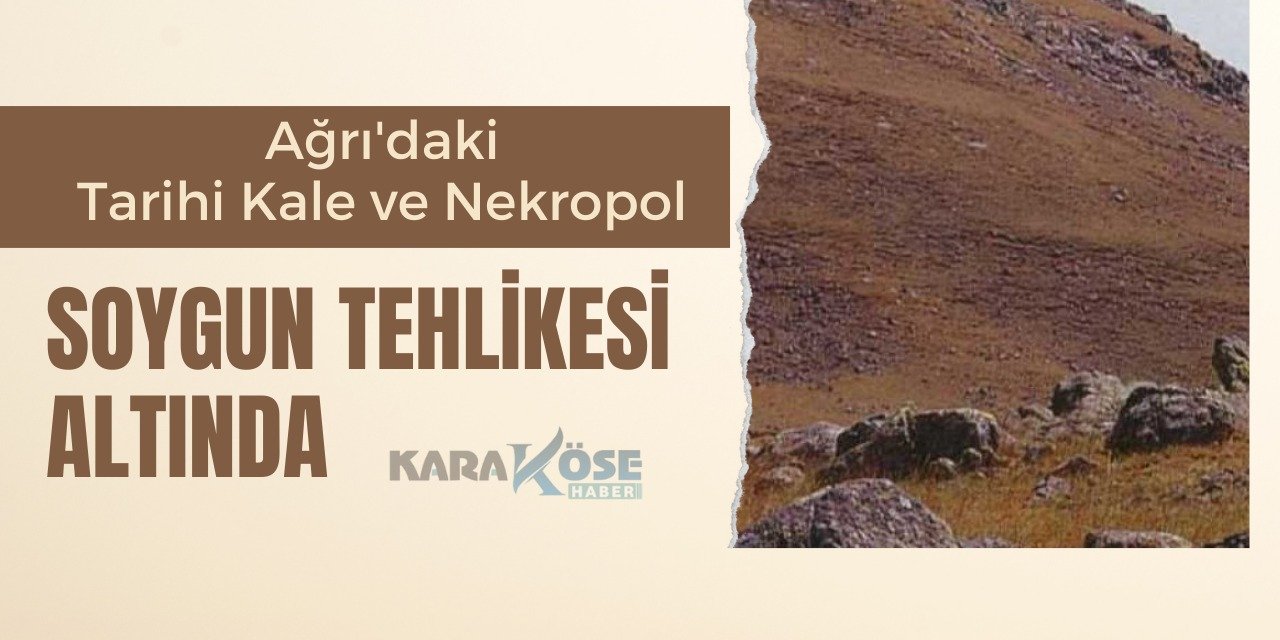 Ağrı'daki Tarihi Kale ve Nekropol Soygun Tehlikesi Altında