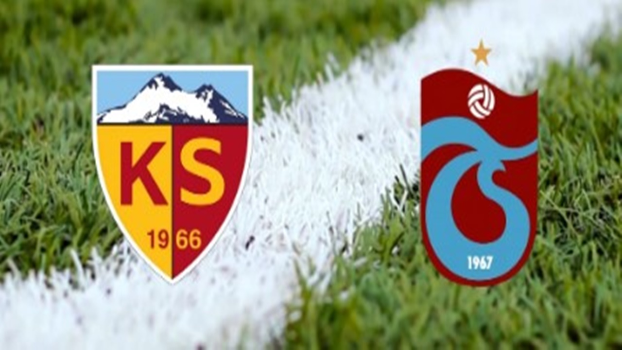 Kayserispor Trabzonspor ilk 11! Maç kadrosu açıklandı
