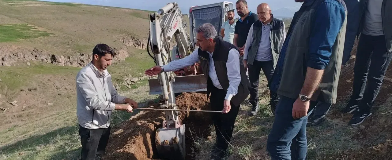Bitlis'in Ahlat ilçesinde yeni proje için çalışmalar başlatıldı
