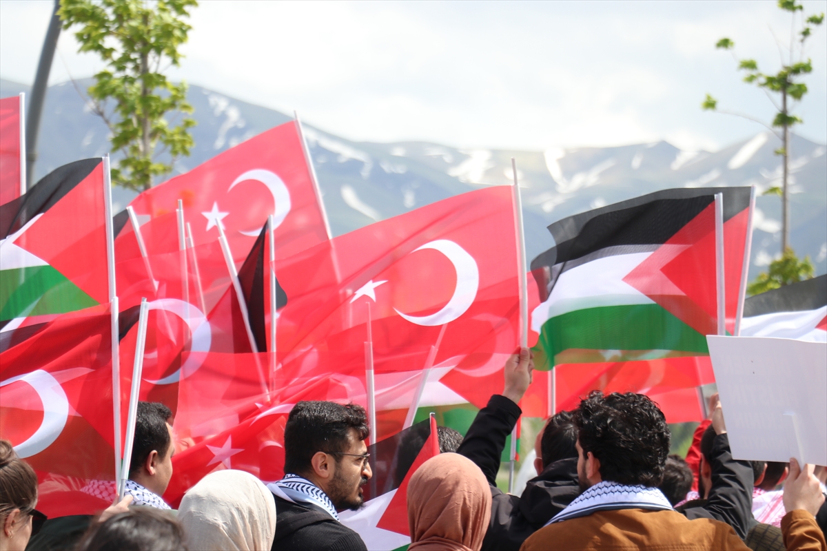 ETÜ'den Filistin'e destek yürüyüşü