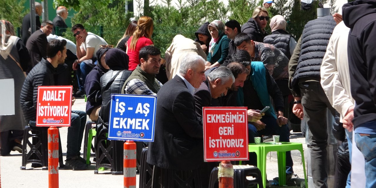 Van’daki belediye işçileri eylemlerinin 9’uncu gününde