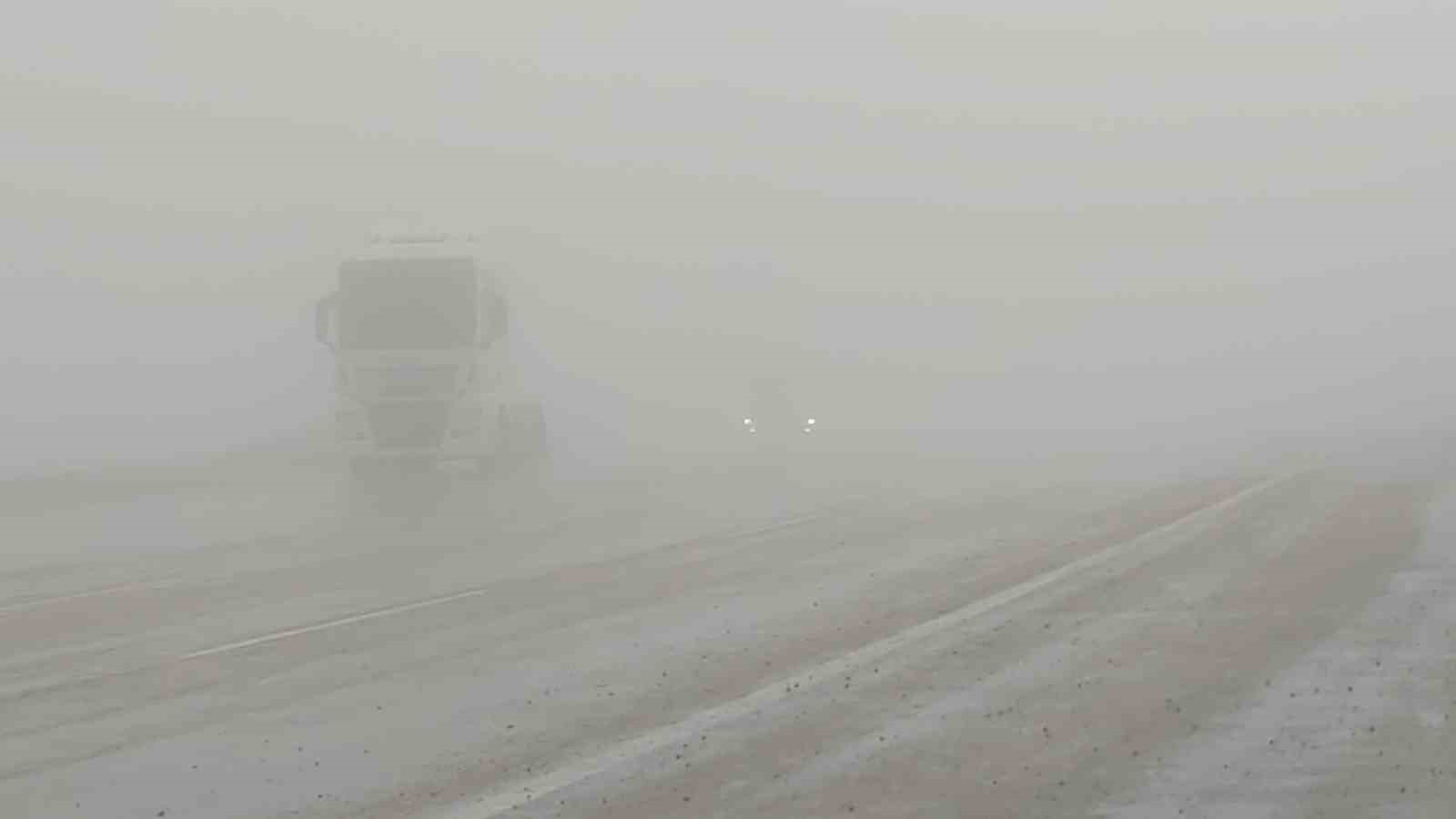 Van’da yoğun sis hayatı olumsuz etkiledi