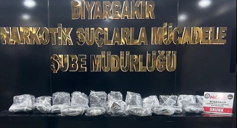 Diyarbakır'da uyuşturucuları öyle bir yere saklamışlar ki...