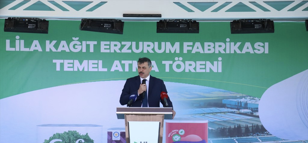 Lila Kağıt Erzurum'a dev yatırımlı fabrika kuruyor