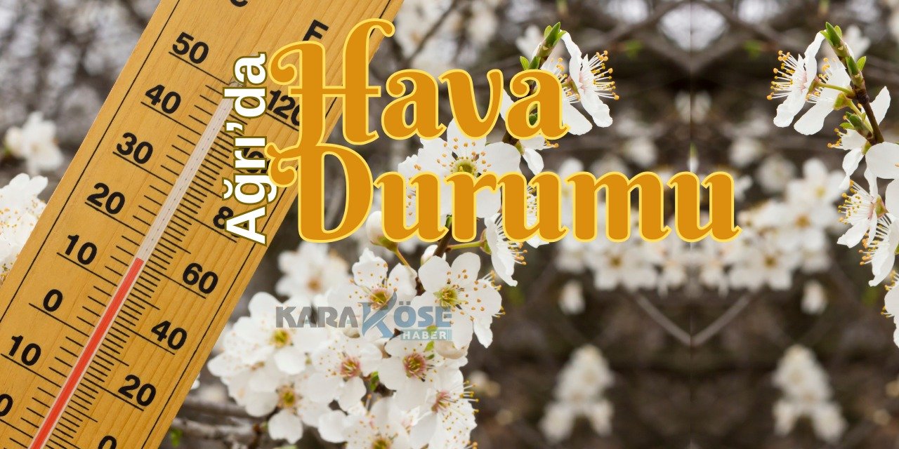 20 Mayıs 2024 Ağrı Hava Durumu