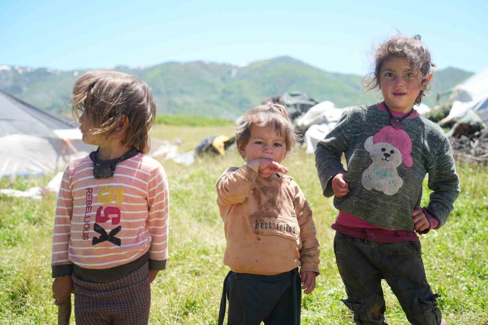 Muş'taki yaylalar çocuk ve kuzu sesleriyle şenlendi