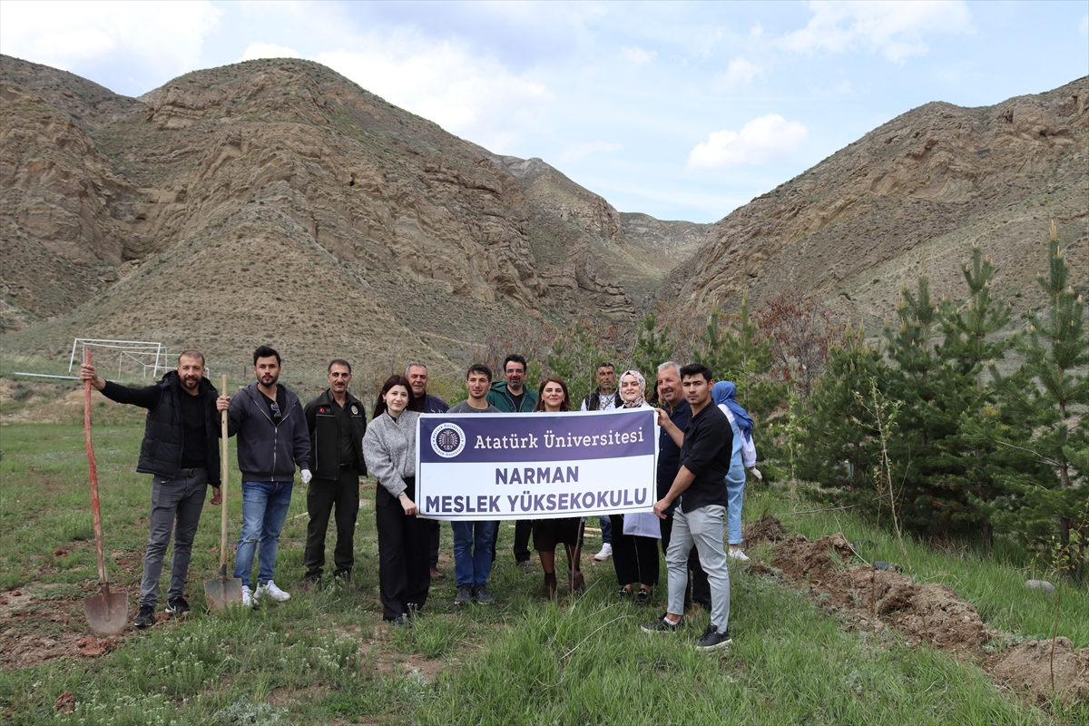 Erzurum'da ağaç dikimi etkinliği