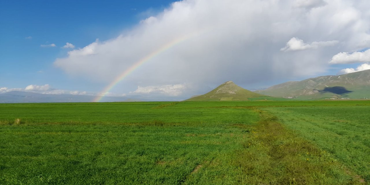 Ağrı’da Sağanak Yağmurun Ardından Büyüleyici Manzara