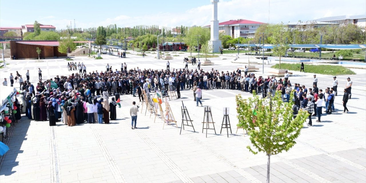 Van'da İsrail'e yönelik protesto eylemleri devam ediyor