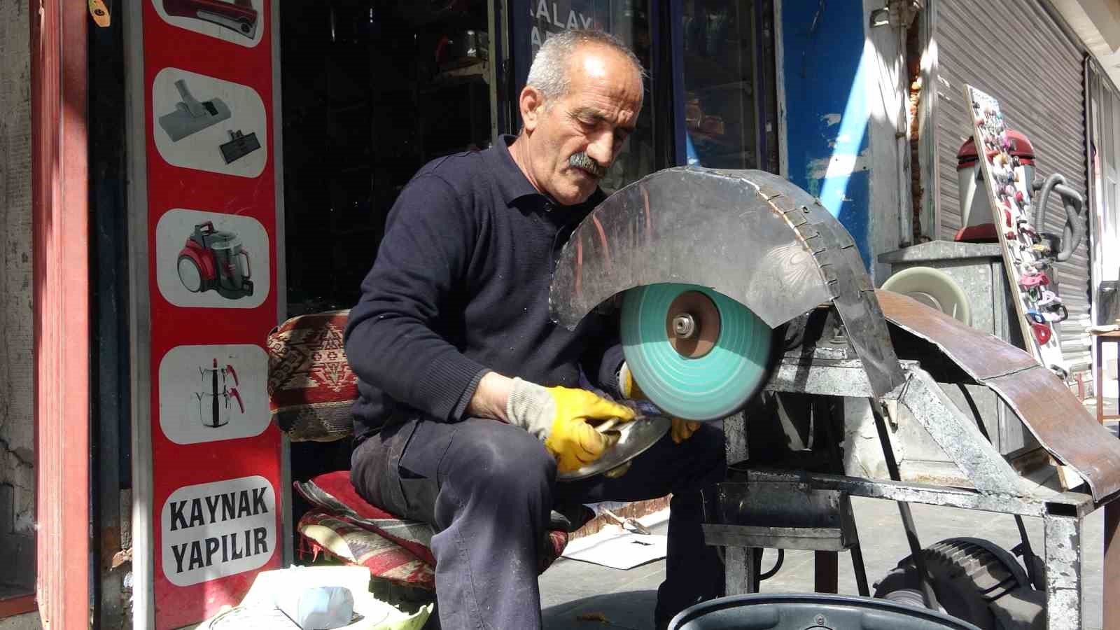 Van’da kalaycılık mesleğinin son temsilcisi