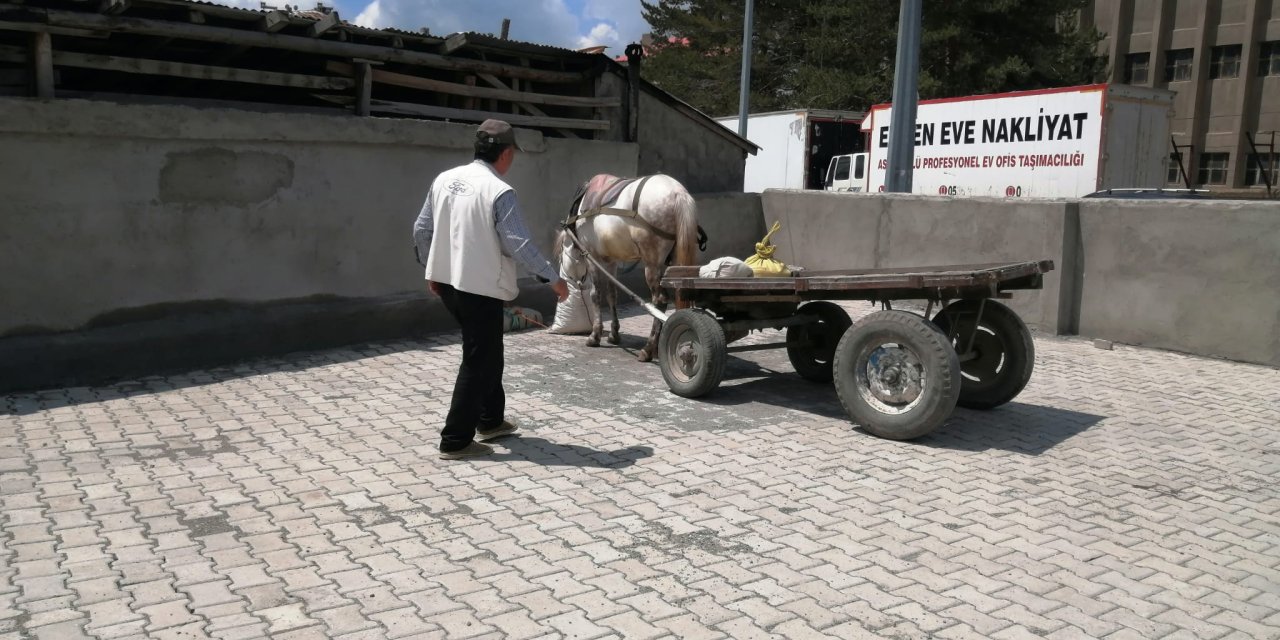 Ağrı’da At Arabacılara yer bulundu