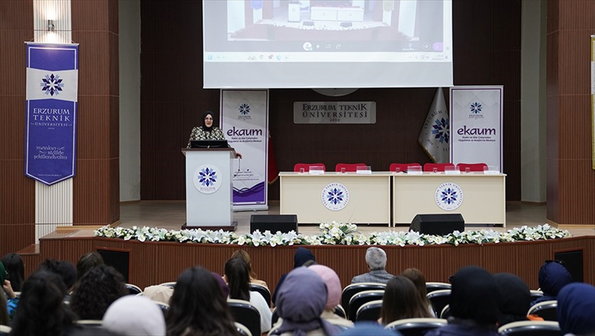 Erzurum Teknik Üniversitesi'nde kadın hakları konuşuldu