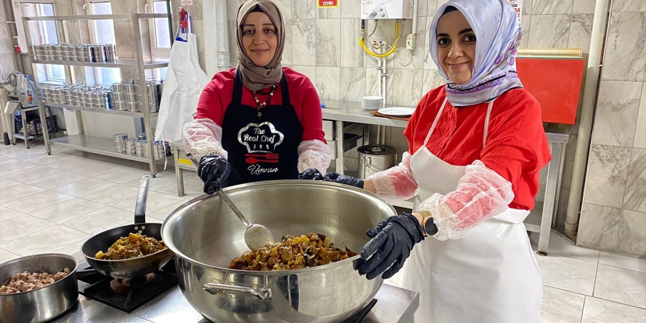 Erzurum'da ihtiyaç sahiplerine aşevi kuruldu