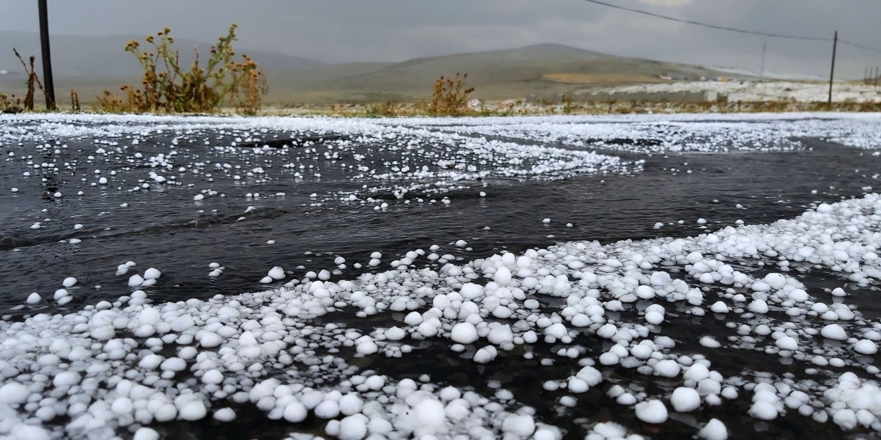 Ağrı ve Kars'a Dolu Yağışı Uyarısı