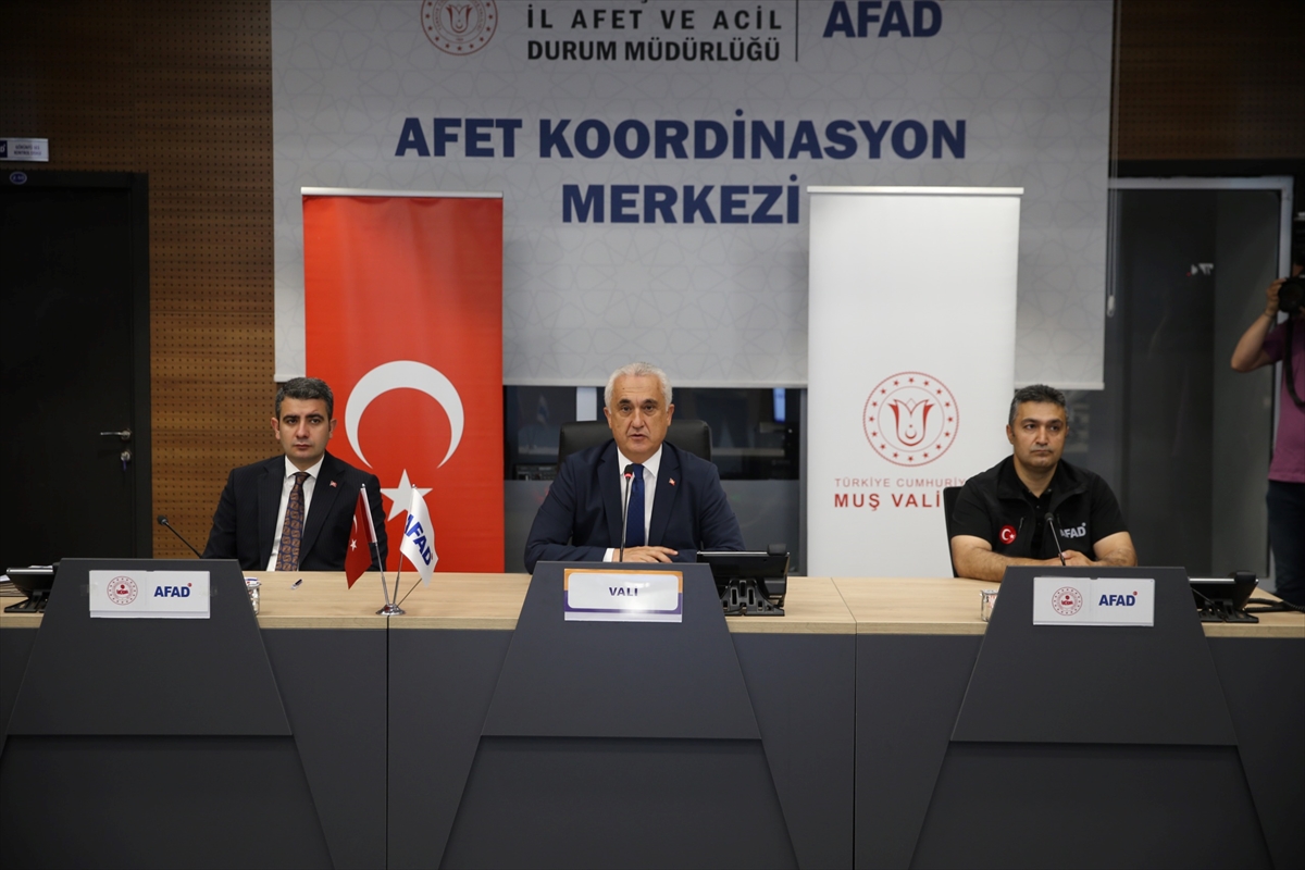 Muş'ta İl Afet Risk Azaltma Planı değerlendirme toplantısı yapıldı