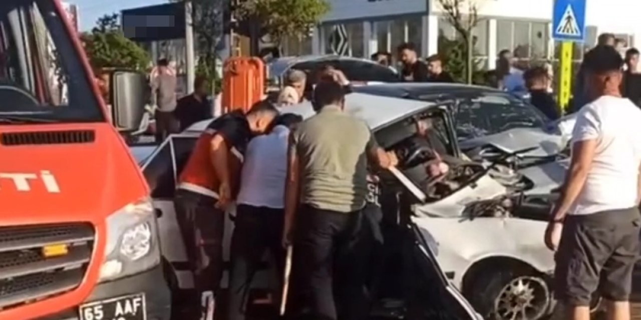 Van’da trafik kazası: 6 yaralı