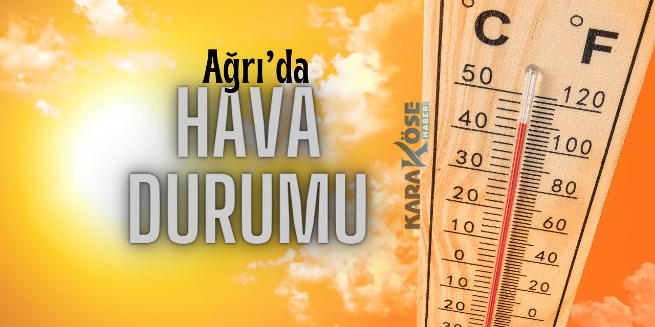 25 Haziran 2024 Ağrı Hava Durumu